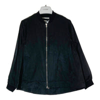 H.A.K ハク 01140104 レーヨンコットン サテンブルゾン ブラック sizeF 瑞穂店