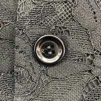 Needles ニードルズ Cabana Shirt カバナシャツ C Pe R Lace Cloth FLOWER フラワーレース 半袖 ブラック MR252 Size L 瑞穂店