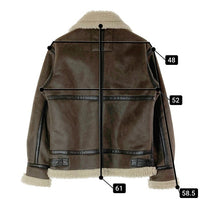 ALPHA INDUSTRIES アルファインダストリーズ TA1469-068 B-3 ムートンジャケット ブラウン sizeS 瑞穂店