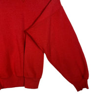 80's Hanes ヘインズ 前V ブランク スウェットトレーナー レッド 無地 Size M 福生店