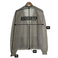 MADE IN YP メイドイン ワイピー モヘアカーディガン グレー Size L 福生店