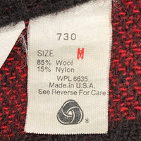 Woolrich ウールリッチ 730 ウール オンブレチェック ベスト レッド sizeM 瑞穂店