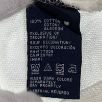 00's TOMMY HILFIGER トミーヒルフィガー ワンポイント刺繡 鹿の子 ポロシャツ ホワイト Size XXL 福生店