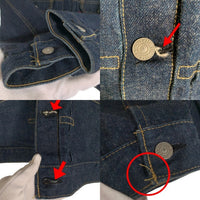 90's LEVI'S リーバイス 71507 2nd 復刻 デニムジャケット インディゴ 日本製 92年 Size 38 福生店
