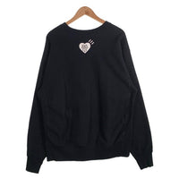 HUMAN MADE ヒューマンメイド 23SS Girls Don’t Cry ガールズドントクライ ロゴプリント クルーネックスウェットトレーナー ブラック Size XL 福生店