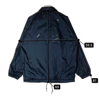 MASSES マシス REVERSIBLE COACH JACKET リバーシブル コーチジャケット ブラック sizeS 瑞穂店