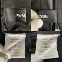 AVALONE アヴァロン 20AW 2TONE MIX PANTS 2トーンミックスパンツ フェイクレザー切替 ブラック A-20AW-DLP Size 1 福生店