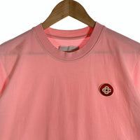 Casablanca カサブランカ 22SS ワンポイント ワッペン Tシャツ ピンク MS22-JTS-001 Size M 福生店