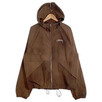 STUSSY ステューシー 22AW Wave Dye Beach Shel Jacket ウェーブダイ ビーチシェル ナイロンジャケット ブラウン 115647 Size L 福生店