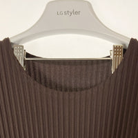 HOMME PLISSE ISSEY MIYAKE オムプリッセイッセイミヤケ HP46JK128 プリーツ 半袖 Tシャツ ダークブラウン size4 瑞穂店