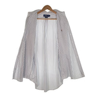 Ralph Lauren ラルフローレン YARMOUTH ボタンダウン ストライプシャツ ホワイト ブルー Size 16 1/2 福生店