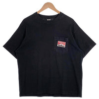 90's Malboro マルボロ コヨーテバックプリント ポケットTシャツ FRUIT OF THE LOOM ブラック USA製 Size XL 福生店