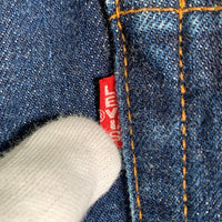 90's LEVI'S リーバイス 502-XX 復刻 ジッパーフライ テーパードデニムパンツ インディゴ 日本製 99年 Size 34×36 福生店