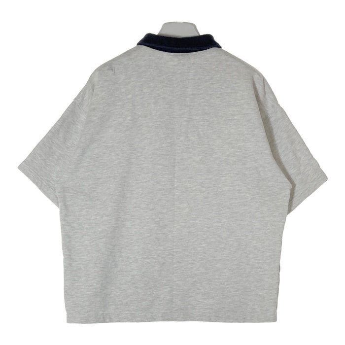 HUF ハフ ハーフジップ 半袖スウェット グレー sizeS 瑞穂店