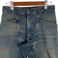 DIESEL ディーゼル ワイド デニムパンツ インディゴ Size 30 福生店