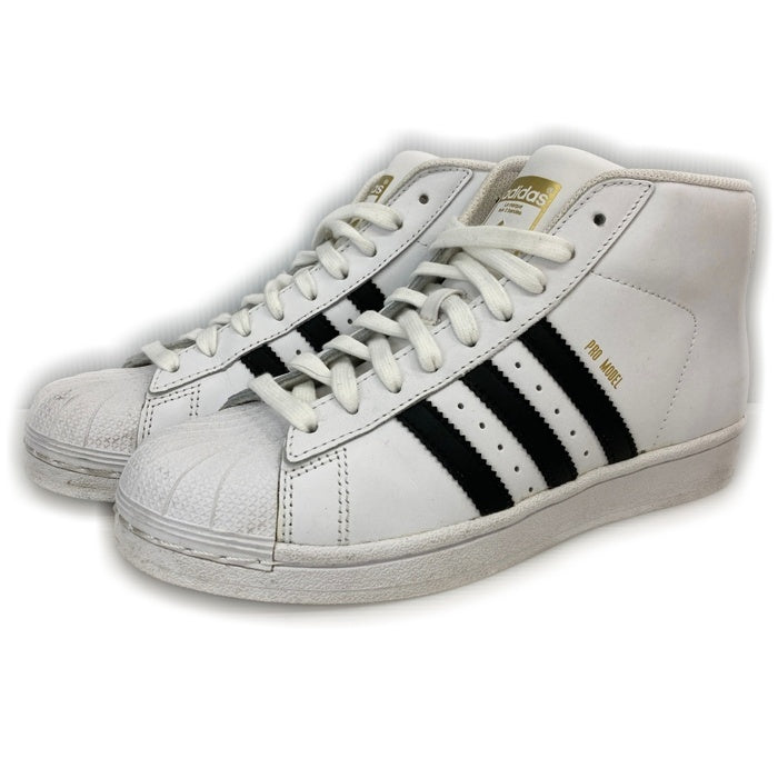 adidas アディダス PRO MODEL ミドルカットスニーカー ホワイト