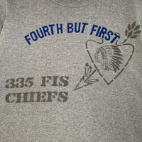 BUZZ RICKSON'S バズリクソンズ FOURTH BUT FIRST プリントTシャツ グレー Size L 福生店