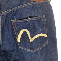 EVISU エヴィス Lot2001 No.2 デニムパンツ ジーンズ 白カモメ インディゴ Size 40×32 福生店