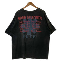 Red Hot Chilli Peppers レッドホットチリペッパーズ 1992ツアー プリントTシャツ ブラック ラメ Giant 1992コピーライト Size XL 相当 福生店