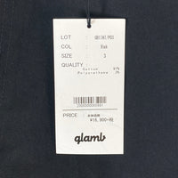 glamb グラム Poly tight chino pants ポリタイト チノパンツ ブラック GB17AT/P03 Size 3 瑞穂店