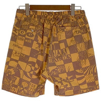 THE SOFT MACHINE ソフトマシーン ショートパンツ 総柄 イエロー SM-22SS-010 Size L 福生店