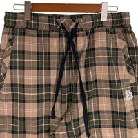 EXAMPLE エグザンプル EX CHECK SAROUEL SHORTS チェック サルエルショーツ ベージュ Size XL 福生店