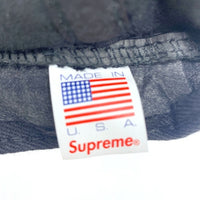 SUPREME シュプリーム Classic Logo Corduroy 6-Panel クラシックロゴ コーデュロイ 6パネルキャップ ブラック 福生店