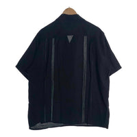 WACKO MARIA ワコマリア 23SS TWO-TONE 50's SHIRT ツートーン 50's 半袖 シャツ ブラック ホワイト Size M 福生店