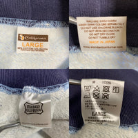 STANDARD CALIFORNIA スタンダードカリフォルニア SD 88/12 Diner Logo 2Tone Hood Sweat ダイナーロゴ 2トーン プルオーバースウェットパーカー ブルー Size L 福生店