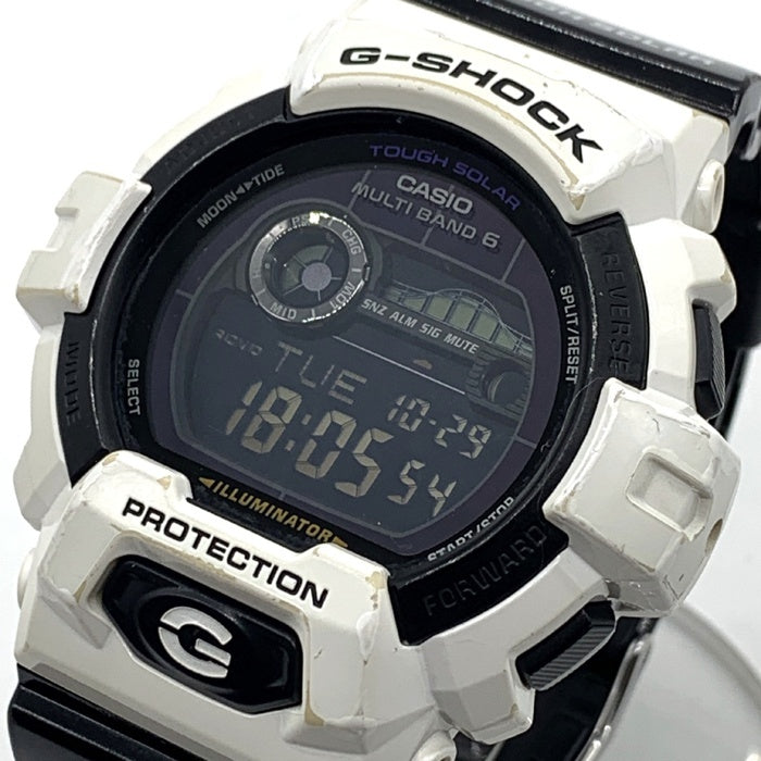 CASIO カシオ G-SHOCK G-LIDE タフソーラー デジタル クォーツ腕時計 ホワイト GWX-8900B 福生店 –  GolRagオンラインショップ