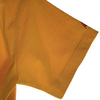 Dagda Leathers ダグダレザーズ プリントTシャツ 袖刺繡 イエロー 旧マッコイ 滝沢氏 1 Size S 福生店