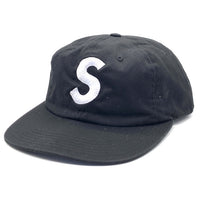 SUPREME シュプリーム 14AW S Logo 6-Panel Cap Sロゴ 6パネルキャップ ブラック 福生店