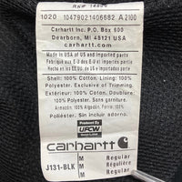 Carhartt カーハート Carhartt J131 BLK 裏サーマル アクティブジャケット USA製 ブラック sizeM 瑞穂店