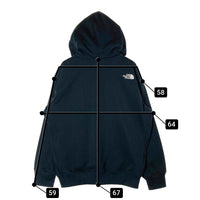 THE NORTH FACE ザノースフェイス NT62038 Square Logo Full Zip Hoodie プルオーバーパーカー ブラック sizeXL 瑞穂店