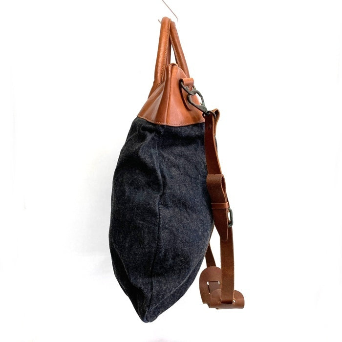 RRL ダブルアールエル デニム レザー トートバッグ RRL Leather Trim Denim Tote [Indigo]