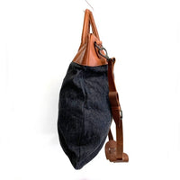 RRL ダブルアールエル デニム レザー 2WAY トートバッグ インディゴ 瑞穂店