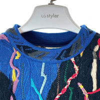 COOGI クージー 3Dニット 立体編み セーター ブルー sizeS 瑞穂店