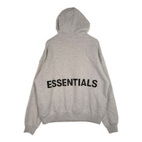 FOG ESSENTIALS エフオージー エッセンシャルズ HOODIE バックロゴプリント プルオーバースウェットパーカー グレー Size M 福生店