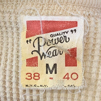 FREEWHEELERS フリーホイラーズ パワーウェア Zap サーマルカットソー アイボリー Size M 福生店