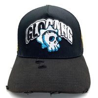 GLO GANG グローギャング Dead Sun Trucker Hat デッドサン トラッカーハット ブラック メッシュキャップ ブラック 福生店