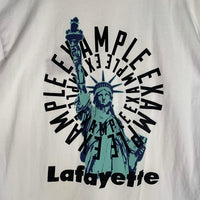 EXAMPLE エグザンプル NEW ERA ニューエラ Lafayette ラファイエット Liberty Enlightening the World S/S TEE 半袖 Tシャツ ホワイト Size XXL 福生店