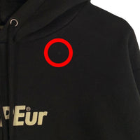 SAPEur サプール ロッドマンプリント プルオーバースウェットパーカー ブラック Size M 福生店