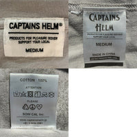 CAPTAINS HELM キャプテンズヘルム LOS LOGO TEE ロゴプリントTシャツ グレー CH22-LOS-T01 Size M 福生店