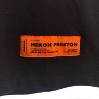 Heron Preston ペロンプレストン Logo Patch Mockneck Tee モックネック 半袖 Tシャツ キリル文字刺繡 ブラック HMAA012S20913011 Size XS 福生店