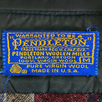 PENDLTON ペンドルトン 70s チェック ウールシャツ レッド sizeM 瑞穂店