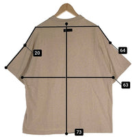 FOG ESSENTIALS エッセンシャルズ フロントラバーロゴ Tシャツ ベージュ Size S 福生店
