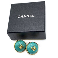 CHANEL シャネル カラーストーン ココマーク イヤリング 98P ゴールドメッキ 福生店