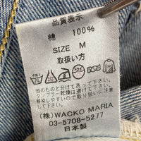 WACKO MARIA ワコマリア セルビッジ ボタンフライ ストレート デニムパンツ ライトインディゴ sizeM 瑞穂店