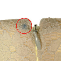 ANAYI アナイ フロント バックレース ウールワンピース ホワイト size36 瑞穂店