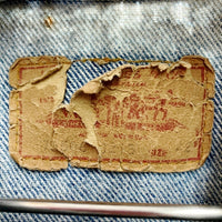 Levi's リーバイス 70506-0213 80's USA製 ボタン裏52 4th トラッカージャケット Gジャン ライトインディゴ size42 瑞穂店
